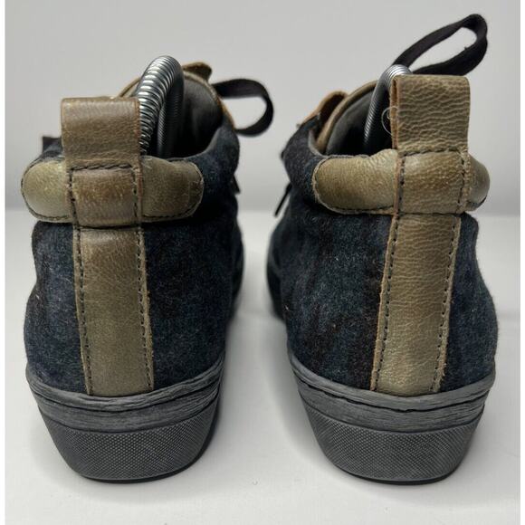 OTBT Green Lake Ankle Booties Womens 8.5M Blue Bronze Camo Leather Lace Up - Picture 4 of 10